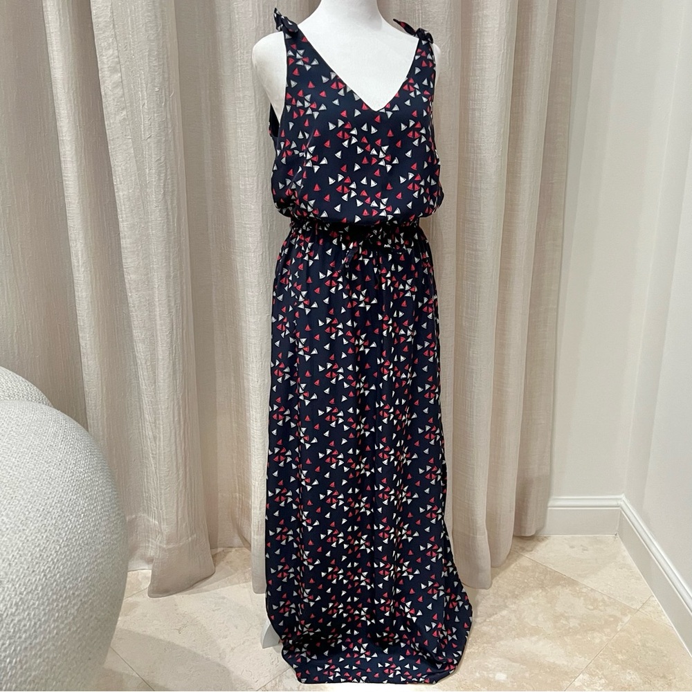Tommy Hilfiger Geometric Print Maxi Dress